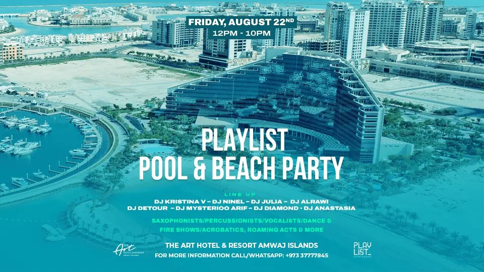 Hybrid Pool &#038; Beach Party at The Art Hotel &#038; Resort - Image 1